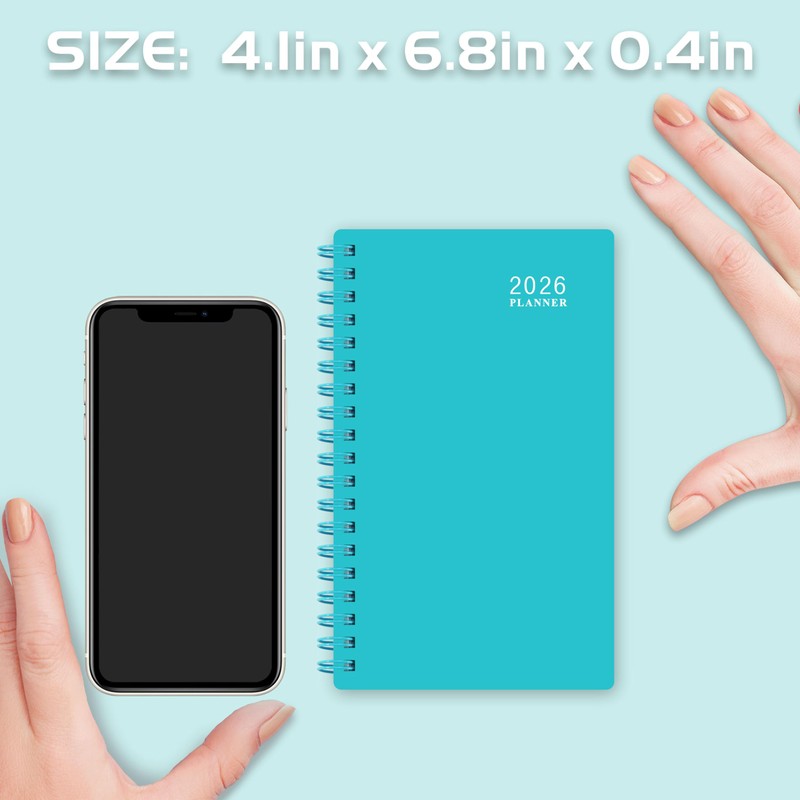2026 Pocket Calendar/Planner - Weekly & Monthly Pocket Planner for