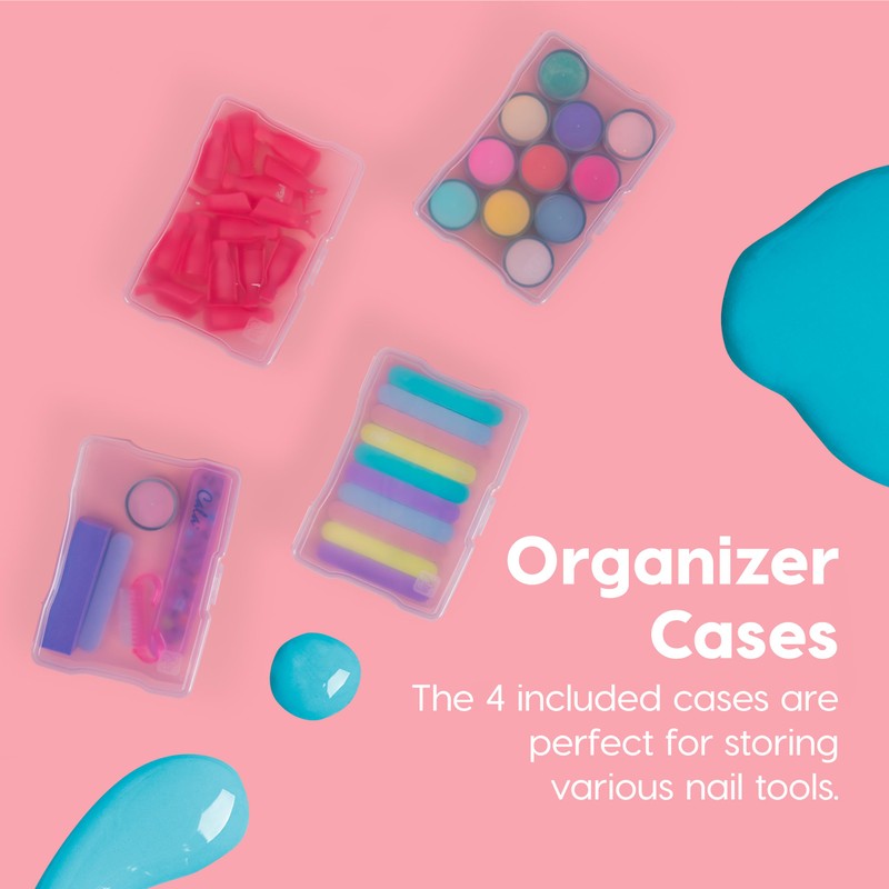 IRIS USA Cosmetic Hobby Box with 4 Inner Case and