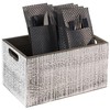 APS 60551 Napkin and Cutlery Holder Set of 6 24