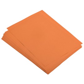 sourcing map 50 Sheets Colored Copy Paper 8 1/2 Inch Printer Paper 80gsm Orange Red for Office Printing, Document Copying, Invitations, Forms, Art Projects