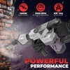 XtremepowerUS 1400W Demolition Electric Jack Hammer Point & Flat Chisel