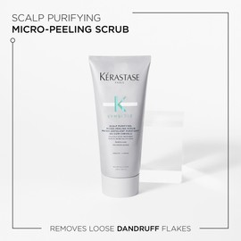 Kérastase Symbiose, Scalp Renewal Micro-Exfoliating Scrub, Removes Loose Dandruff Flakes Purifies and Soothes, Formulated With Salicylic Acid, 200 ml