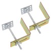 TEHAUX 2pcs Undermount Sink Brackets High Bathroom Clips for Secure