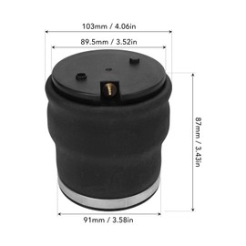 Aramox Air Suspension Spring 0.1‑1.0mpa Air Ride Suspension Bag Auto Replacement Rubber Metal Air Spring Shock Absorber for Trucks