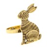 CENPEK 6pcs Easter Bunny Napkin Rings Rabbit Napkin Ring Holders