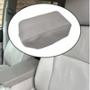 NLQR Center Console Lid Armrest Cover Replacement Microfiber Leather Gray