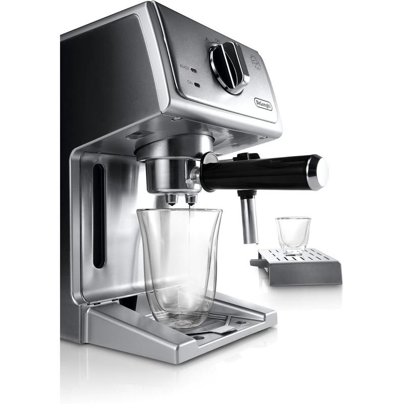 Bar Pump Espresso and Cappuccino Machine, 15", Stainless Steel
