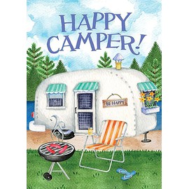 JATOK Diamond Painting Kits for Adults, DIY 5D Diamond Painting Paint Happy Camping Car by Number with Gem Art Drill Diamond Painting Kits for Kids for Relaxation, Home Wall Décor 11.8x15.7in