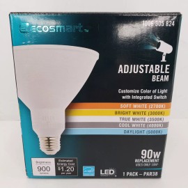 EcoSmart PAR38 Adjustable Beam Flood LED Light Bulb 90W Equivalent 1006 305 824