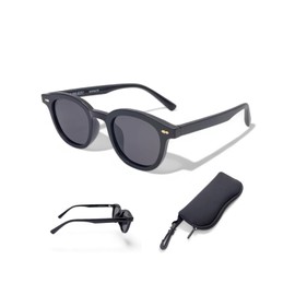 Turf Project Men's Polarized Sunglasses for Golf (Bossrington TPGC-8031) GOLF&CITY Ultra Lightweight UV400 Outdoor Golf Driving Everyday Use, Black