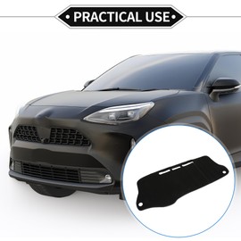 VekAuto Dash Cover Compatible for Toyota Yaris 2007-2012, Non-Slip Polyester Black Center Console Dashboard Cover Pad Carpet