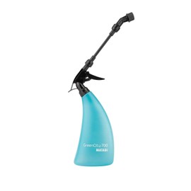 GreenCity 700 Trigger Sprayer, Usable Capacity, 0.7L, Removable Lance 13cm, Transparent Container, Replaceable Nozzles, Ergonomic Design, Home and Garden