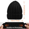 Rosoz Winter Hats for Women Warm Thick Soft Stretch Cable