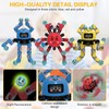 Transformable Fidget Spinner Toys, 3 Pack Fun Cartoon Face Swap