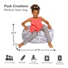 Posh Creations Bean Bag Chair for Kids, Teens, and Adults