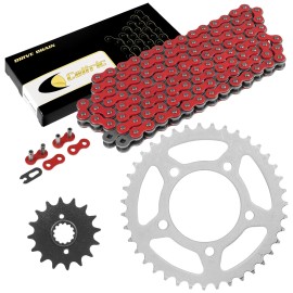 Suzuki Red Drive Chain And Sprocket Kit for Suzuki GS500E GS500F GS500H 1994-2010