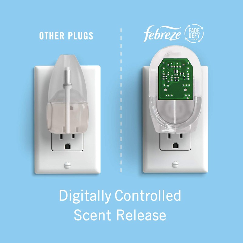 Febreze Plug In, Air Freshener, Scented Oil Refill, Linen &