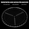 Round Circle Center Finder Compass Tool Round Center Finder Clear