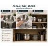 Stainless Steel Rice Washing Bowl for Kitchen Prep – 2-in-1
