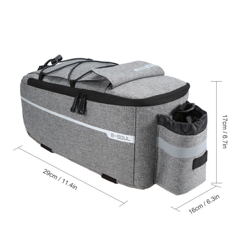 Insulated Trunk Cooler Bag Cycle Bicycle Rear Rack Storage Luggage
