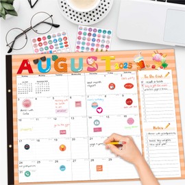 Lateefah Desk Calendar 2025, Large 22'' x 17'' Desk Calendar 2025-2026, 18 Month Desktop Calendars for Home & Office, Use July 2025 to December 2026