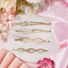 SOFPLATE 21 Styles 22Pcs Gold Star Hair Pins Bobby Pin