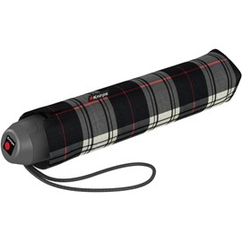 Knirps E.051 Small Manual Pocket Umbrella with Packaging, Check (5281)