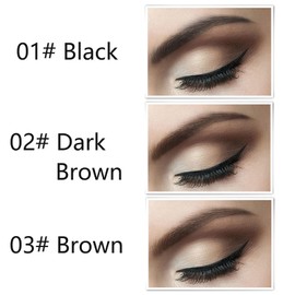 Eyebrow Pencils Set, 12 PCS Eyebrow Eyeliner Pencils Set, Waterproof Brow Pencils, Easy Makeup Eyeliner Pencils, Natural Looking Long-Lasting Eye Brow Pencils, 3 Colors