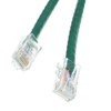 CableWholesale 14 Foot Cat6 Green Ethernet Patch Cable, Bootless, 24AWG