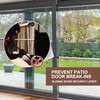 BeBecome Sliding Door Security Bar，17-50 inch Adjustable Patio Door Security
