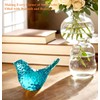 JWT Astyle Aqua Blue Bird Figurines Living Home Decor Accent,Decorative