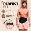 SIIL Ostomy Belt for Men and Women Black for Adbomen,