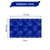 YTHKJS 2Pcs Blue Spiderweb Party Tablecloth|70.8 x 42.5 Inch| Spiderweb