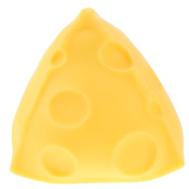 YARNOW Juguete De Alivio De EstréS En Forma De Queso para Apretar Juguetes Relajantes De Ansiedad para Casa Y Oficina TamañO Compacto 3.14X2.83X1.96In
