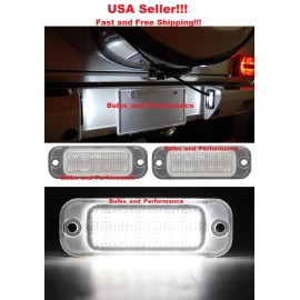 HPB LED White LED License Plate Lights for 2013 - 2023 Benz G-Class G500 G550 G63 G65