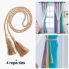 Anjee Star Curtains for Kids 2 in 1 Double Layer
