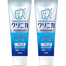 Clinica Advantage Toothpaste, Cool Mint, 2x 4.6 oz (130 g) (Quasi-Drug).