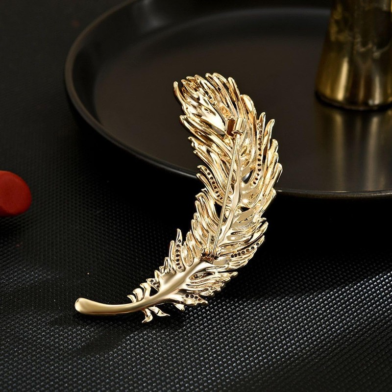 AILONMEI Elegant Delicate Statement Pearl Brooches and Pins for Women