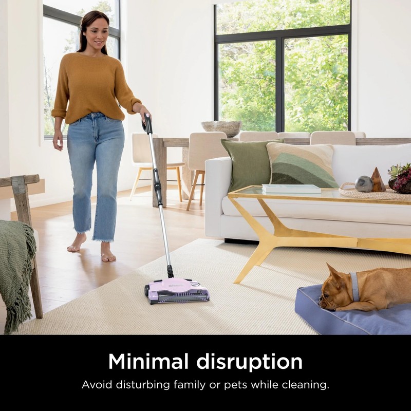 Shark V2945Z 12in Rechargeable Floor Carpet Sweeper (Renewed)