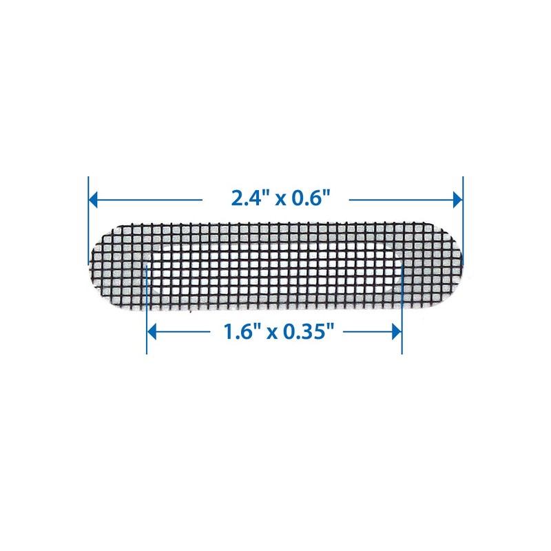 by.RHO 50pcs Window WEEPHOLE Cover Screen Patch (White)