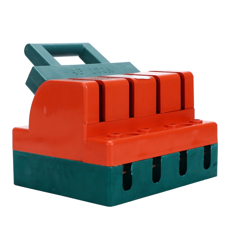 Knife Safety Switch 4P Single Throw 100A AC 380V Terminal