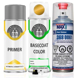 ERA Paints PYJ/YYJ - Inca Gold Pearl for JEEP Exact Match Automotive Spray Paint Spray - Premium Kit w/ 2K 3680061 Clearcoat