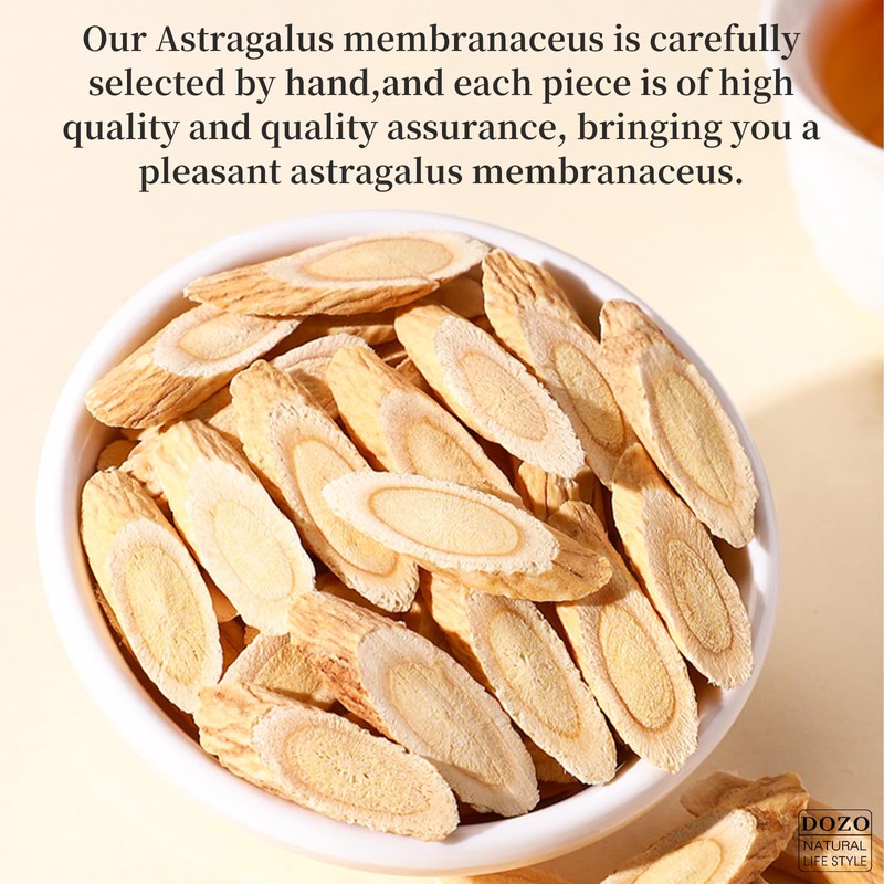 DOZO Astragalus Slice Radix Astragalus Root Huang qi Tea 黄芪