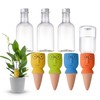 4 Pack Terracotta Watering Spikes, Self-Watering Plant Stakes for Indoor