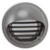Stainless Steel Round Air Vent Louvered Cover Waterproof Windproof External