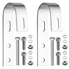 Anbte Pack of 2 Balcony Power Station Hooks, 304 Stainless