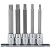 Draper 16349 3/8-Inch Square Drive 5-Piece Spline Socket Bit Set