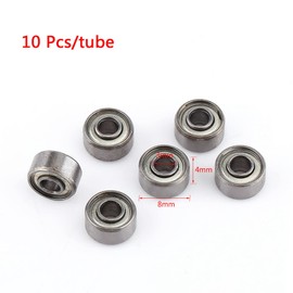 Pack of 10 693ZZ Miniature Ball Bearings Small Double Shielded Bearings 3mm ID, 8mm OD, 4mm Thick for 3D Printers, Quadcopters or