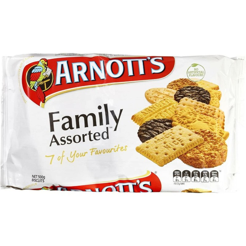 Arnotts Family Assorted 500g