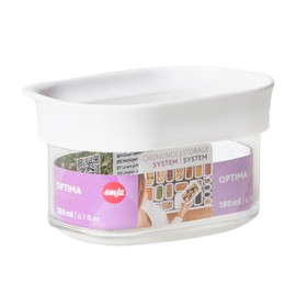 Emsa N11414 Dry Storage Container, 0.18 L, Rectangular, Fresh Seal, Storage System, 100% Safe, Transparent